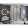 Душевой уголок BELBAGNO UNO-195-AH-1-160/80-C-Cr