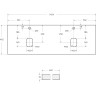 Столешница BELBAGNO EK-140-2-BO-W0