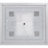 Зеркало BELBAGNO SPC-KRAFT-500-800-LED-TCH-WARM в алюминиевой раме со встроенным светильником, сенсорным выключателем и подогревом, 500x32x800