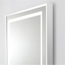 Зеркало BELBAGNO SPC-KRAFT-600-800-LED-TCH-WARM в алюминиевой раме со встроенным светильником, сенсорным выключателем и подогревом, 600x32x800